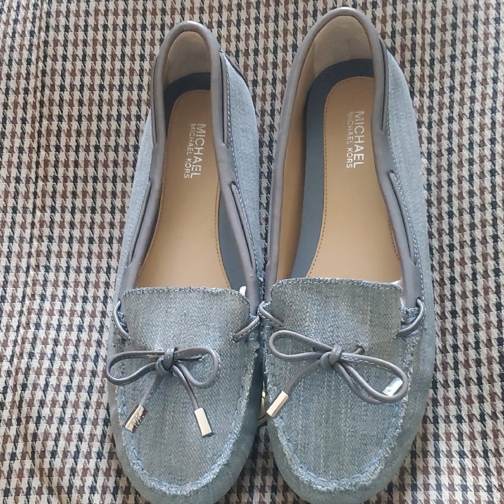 Michael Kors Denim Blue Loafers